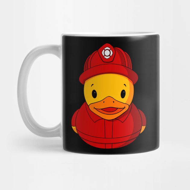 Fireman Rubber Duck by Alisha Ober Designs